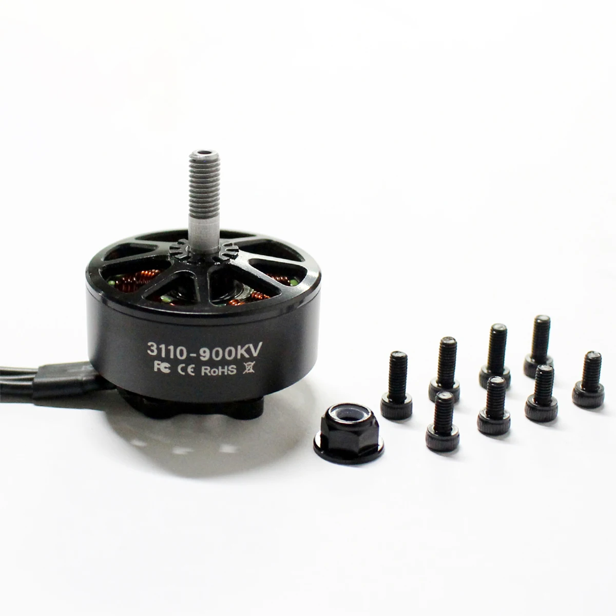 4pcs Dogmang 3110 900KV Motor sem escova para FPV Freestyle Drone 6S LIPO Compatível Cinelifter de longo alcance 9 polegadas 10 polegadas Modelos RC