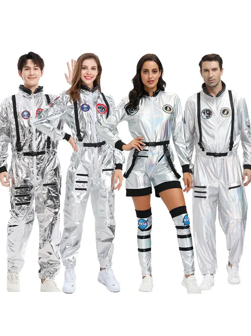 Terno espacial de astronauta masculino e feminino loween fantasia cosplay roupa de performance de palco Earth Drifter ficção científica chinesa...