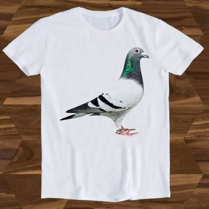 Pigeon Peagon Flower Unicorn Bird Fly Animal Present Meme Funny Gift Tee T-Shirt T286