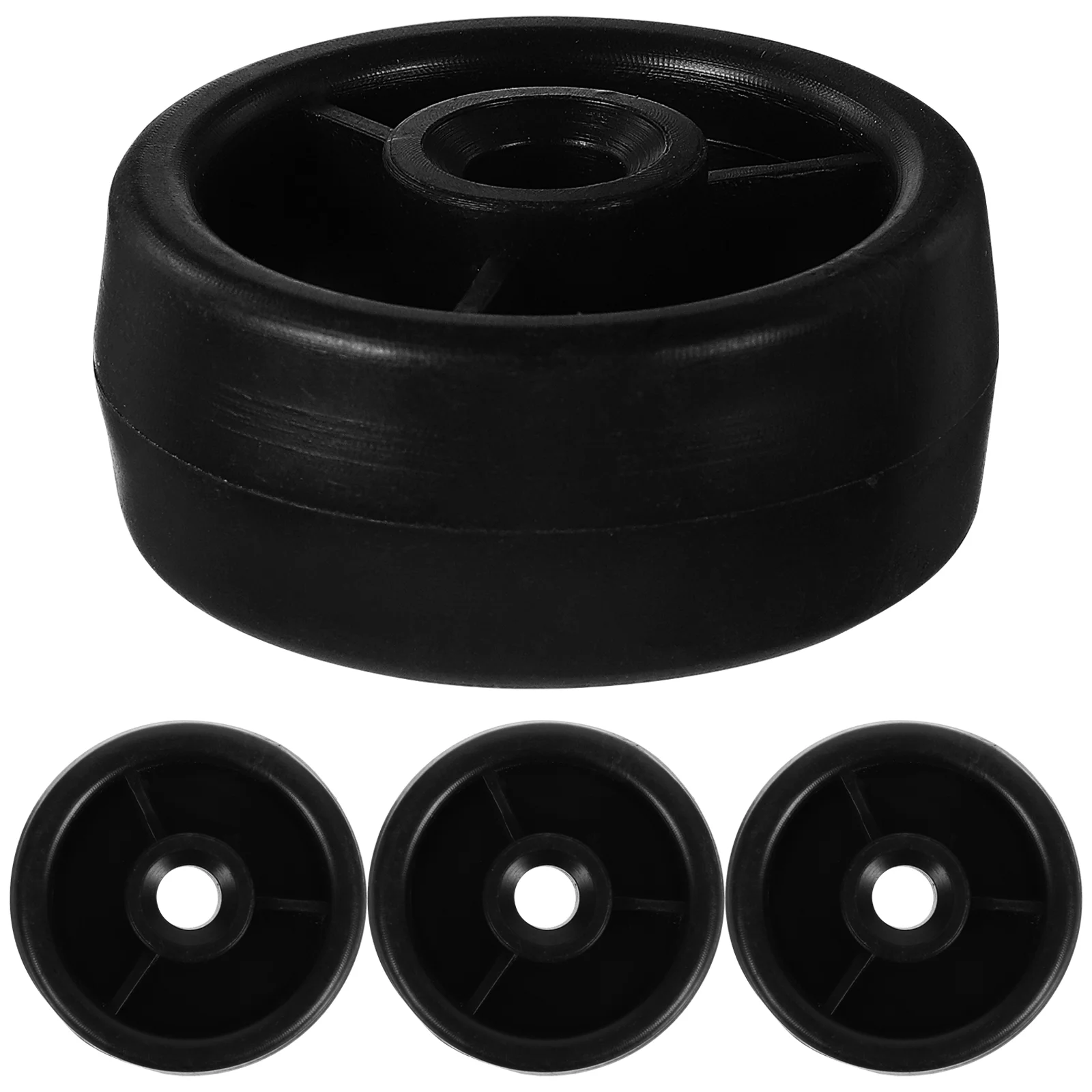 4 Stück Fitnessgeräte Roller Rollstuhl Zubehör Räder Kunststoff Übung Scroll Mute Caster