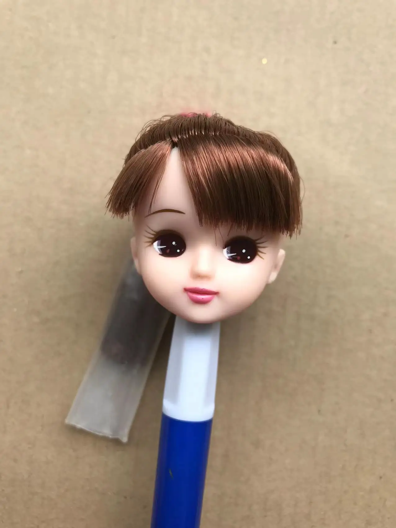 Original Jenny Licca Puppenköpfe, süßes kleines Mädchen, bunte lange Haare, DIY-Puppen-Dressing-Figuren, Mädchen-Geschenke, Spielzeug – Detail 15