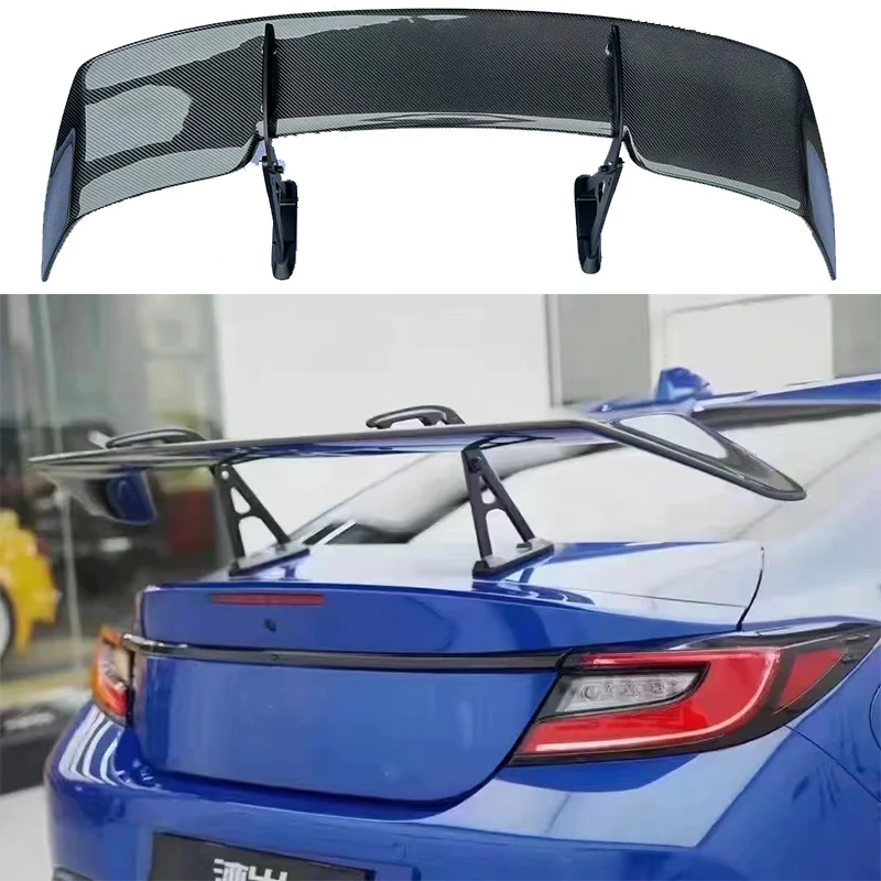 

For Toyota GR86 Subaru BRZ GT86 High quality Carbon Fiber Tail fins Rear Trunk Spoiler Guide Wing Rear Wing Car Trunk Diverter