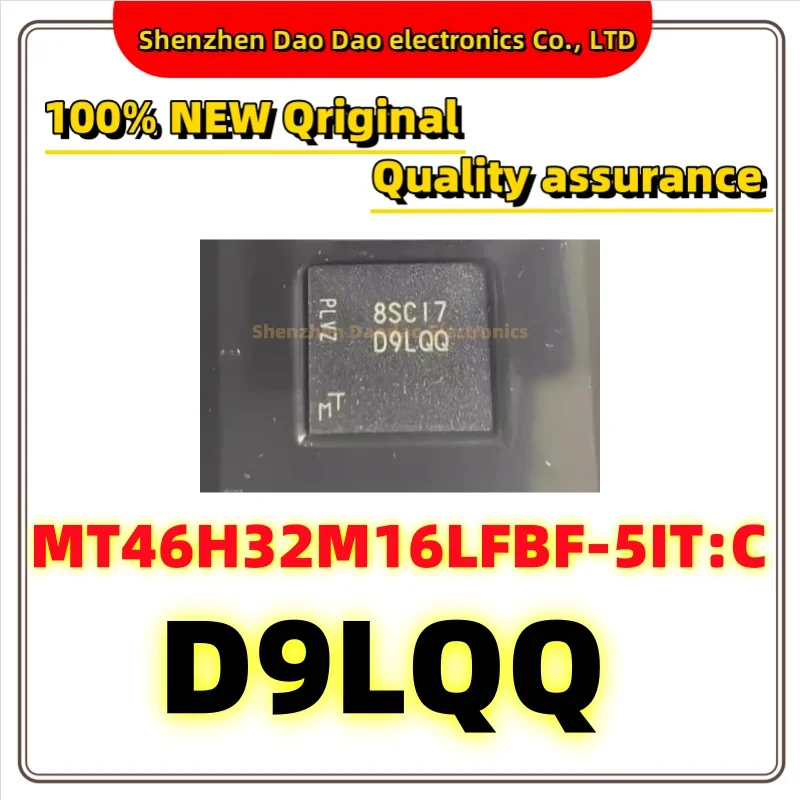 

MT46H32M16LFBF-5IT:C silk screen D9LQQ FBGA-60 memory chip new original