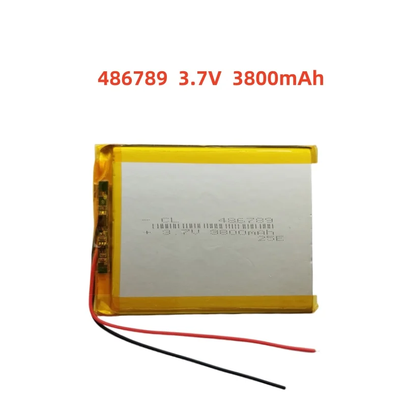 

3.7V 486789 3800mAh Lithium Polymer Lipo Rechargeable Battery Cells For E-books Power Bank 7" Tablet PC Laptop Bluetooth