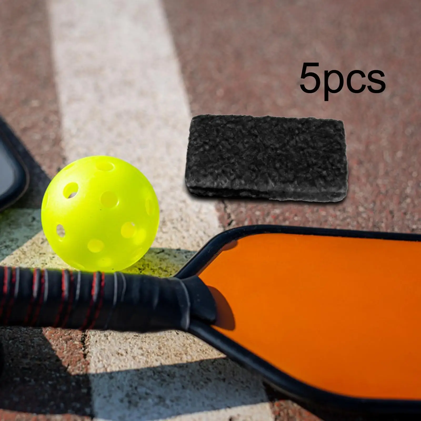 5 pezzi Pickleball Paddle gomme da cancellare senza sforzo efficace Pickleball Racket Cleaner per rimuovere i residui di palla graffi macchie sporco