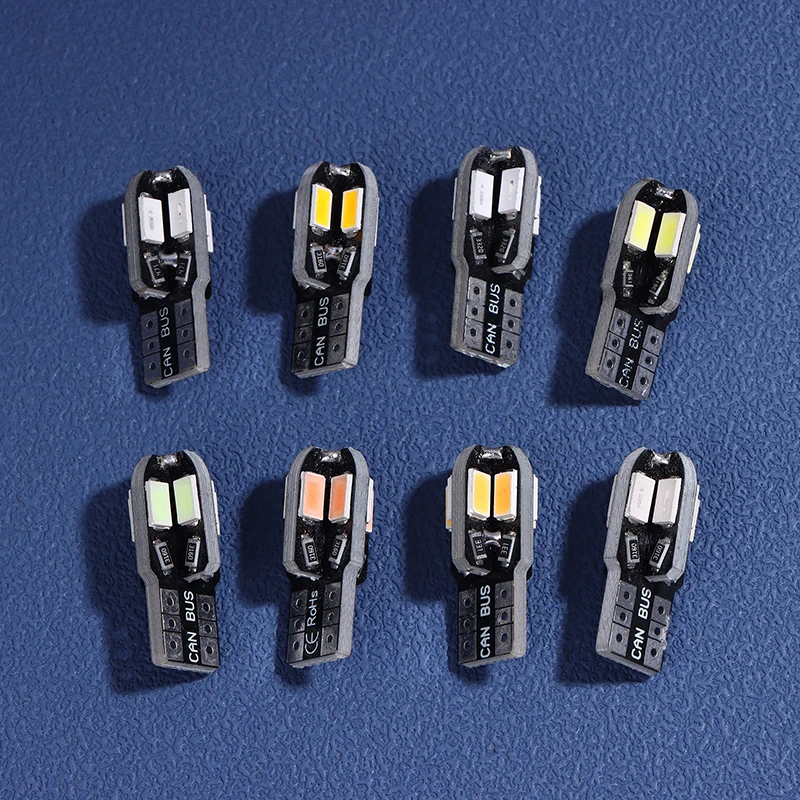 10 шт. 5730 SMD декодирование лампы для чтения индикатор ширины номерного знака небольшой свет автомобильная светодиодная лампа T10