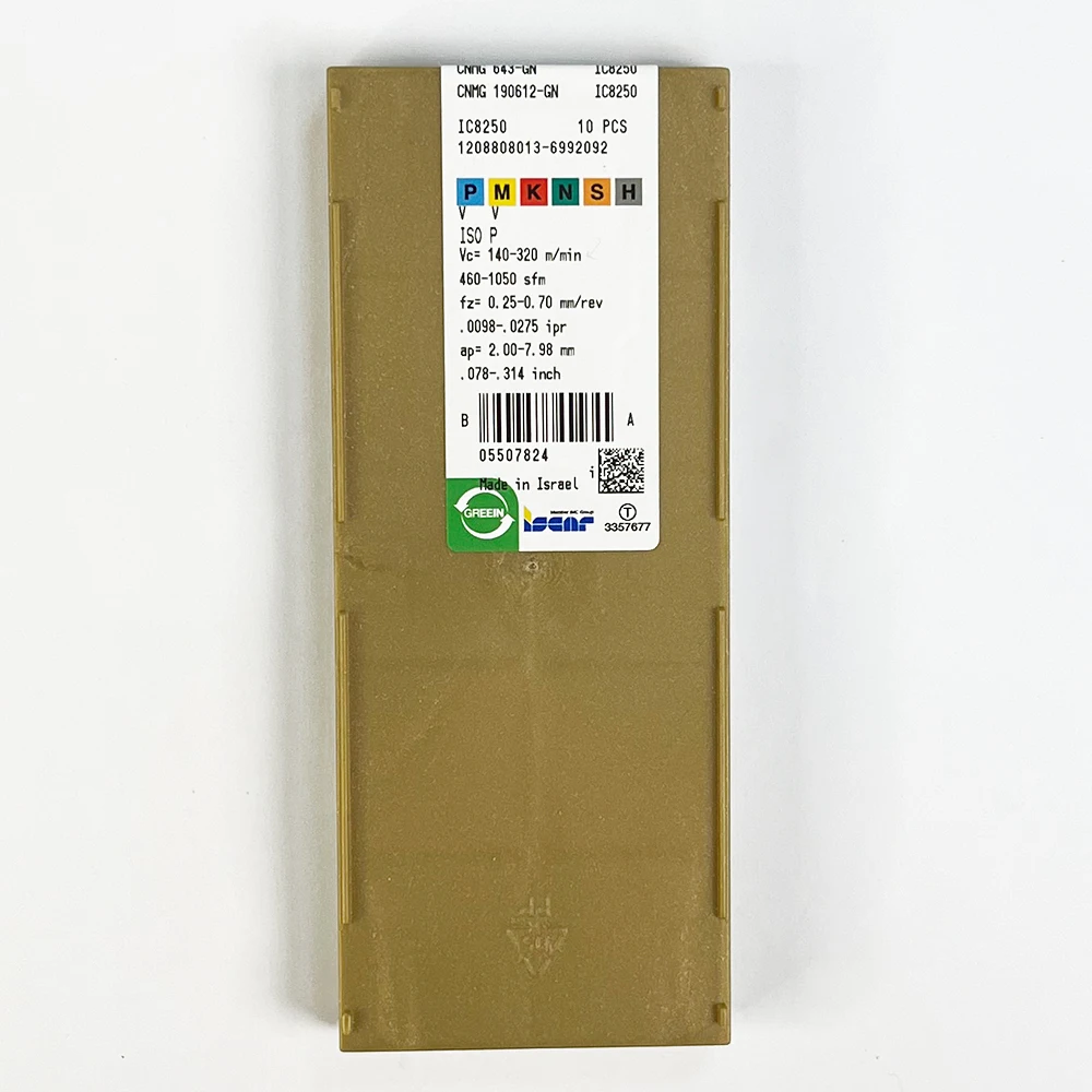 HAUZHICHUN CNMG 190612 -GN IC8250 Твердосплавные вставки Режущий инструмент Инструменты с ЧПУ Токарные режущие инструменты