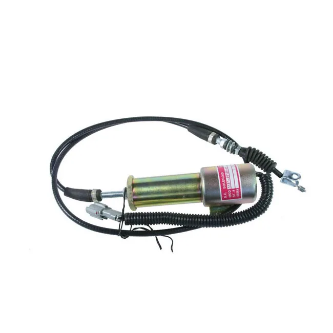 

24V diesel engine stop solenoid 11E1-60100-24 fuel shutoff soolenoid for R210 excavator 11E1-60100-24