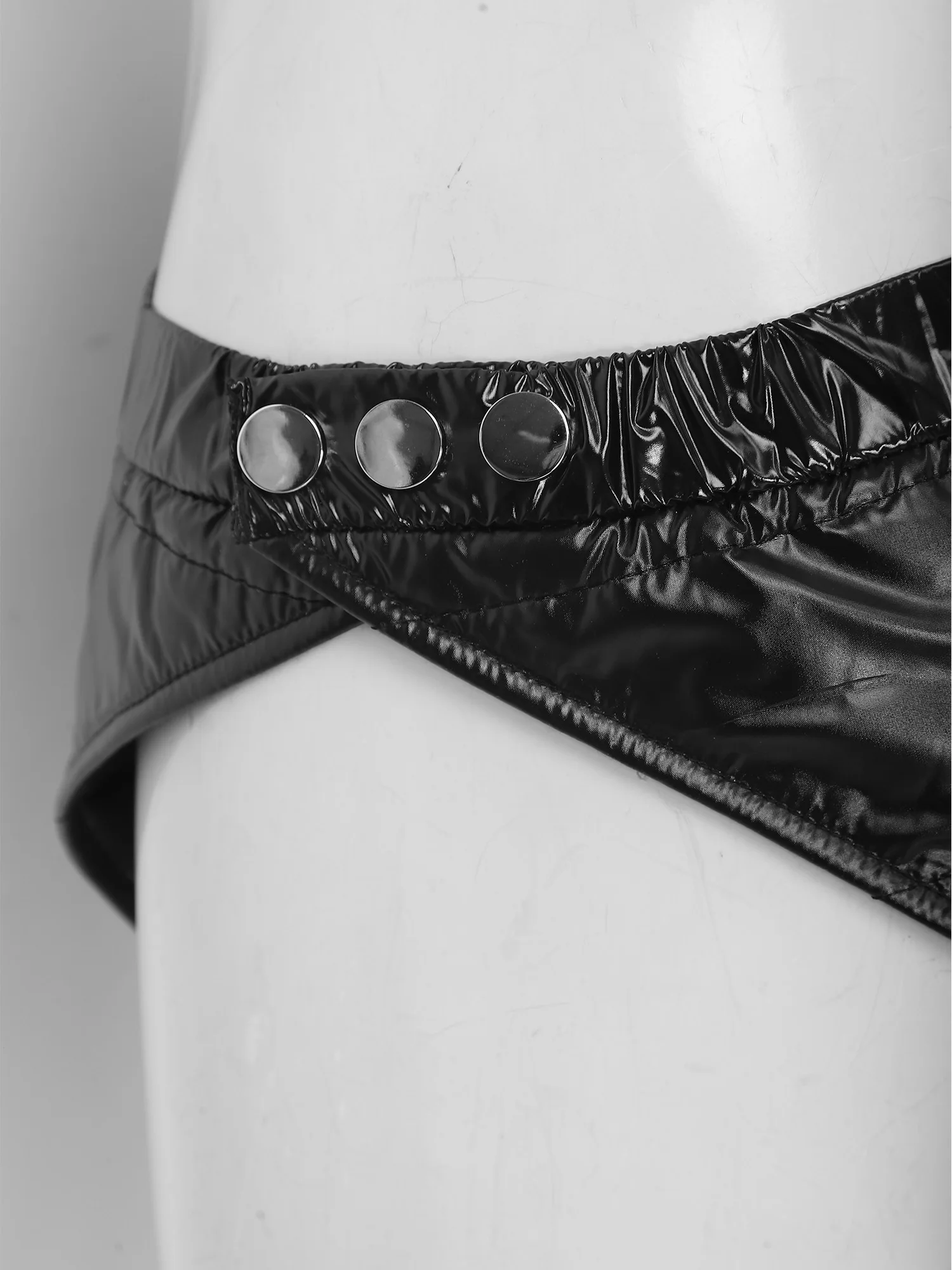 Wasserdichte, auslaufsichere Damen-Windelhose mit verstellbarem Knopf und elastischem Bund, Inkontinenz-Slip mit Polsterung