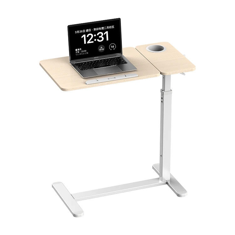 

Sit Stand Height Adjustable Computer Laptop Desk School Living Room Hospital Tables Sofa Bed Side Table With Flipped Over Board