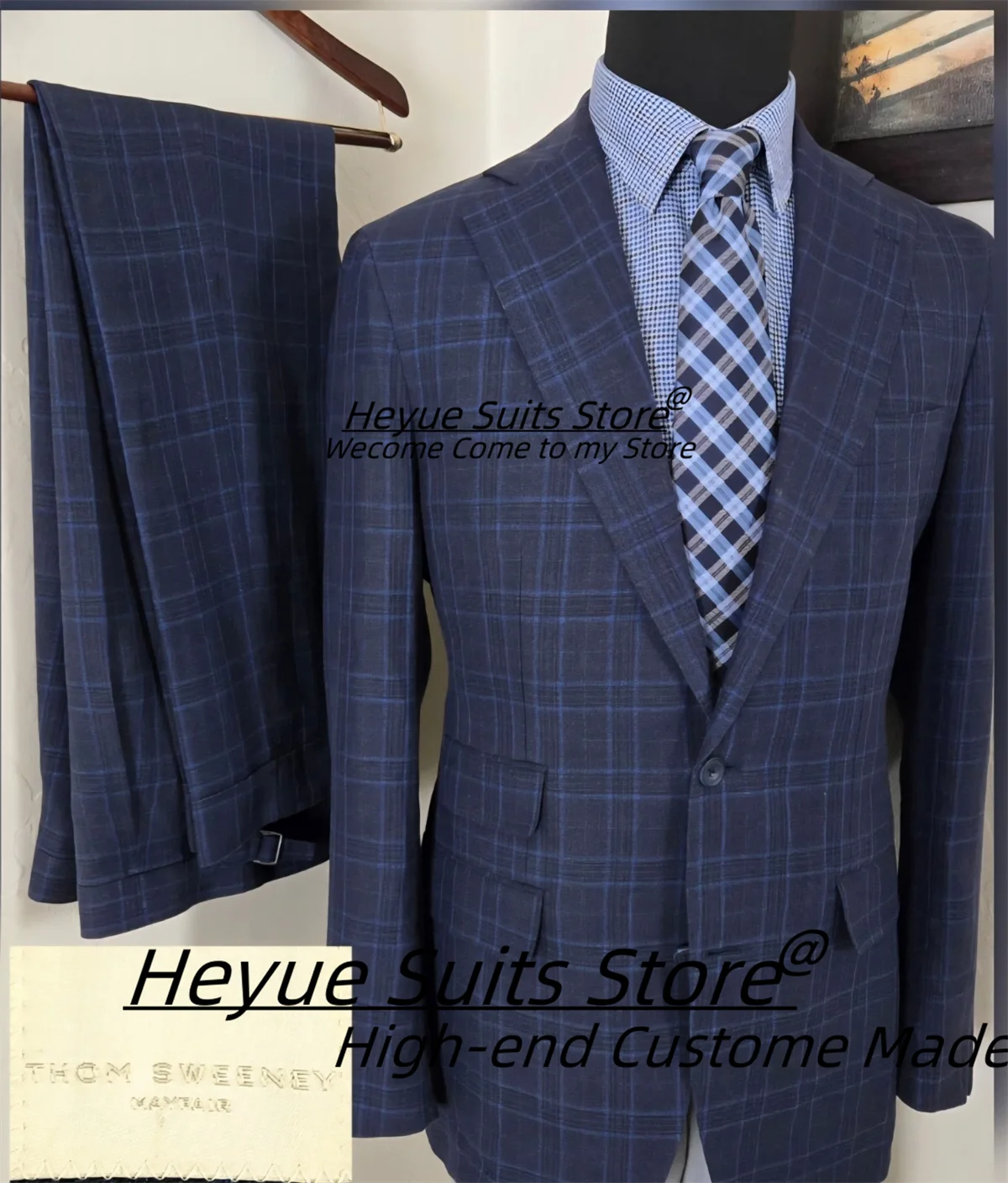 

Business Formal Banquet Men Suits Customized Slim Notched Lapel Groom Wedding Tuxedos 2 Pcs Sets Male Party Blazers Ropa Hombre