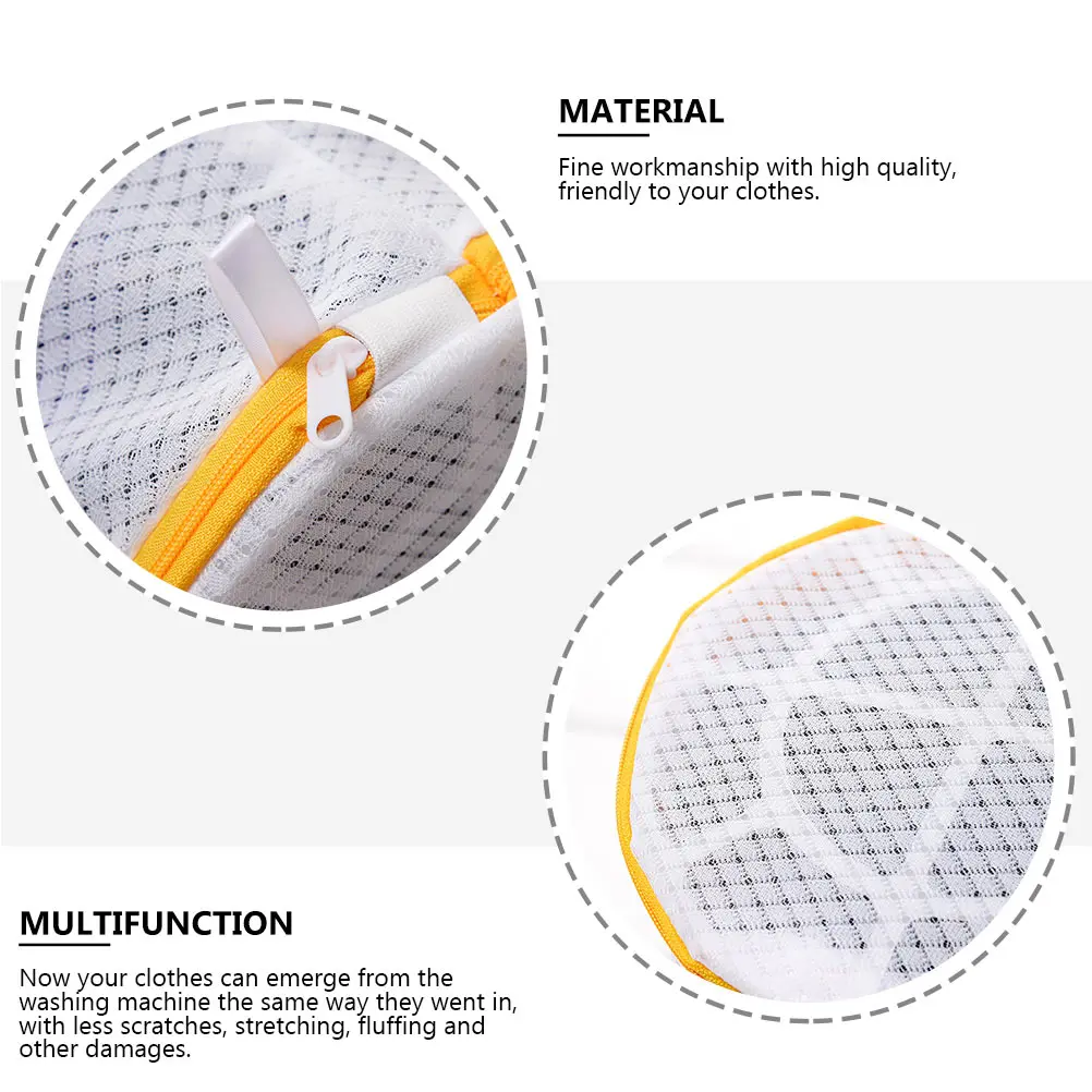 

2 Pcs Washing Machine Underwear Laundry Bag Travel Garment Polyester Cleaning Bags for Clothes