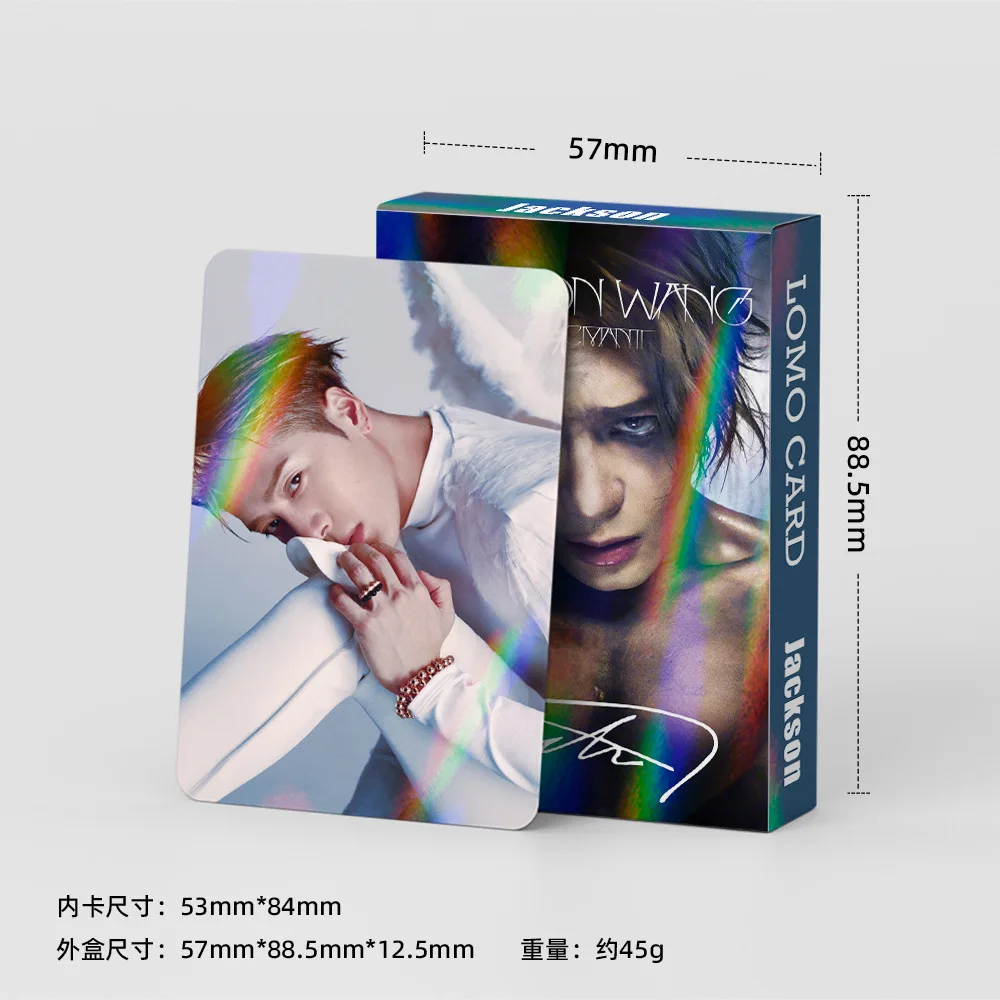 30Pcs Jackson Wang Lomo cards surrounding Photocard Card Collector Card Collection Fans Gift