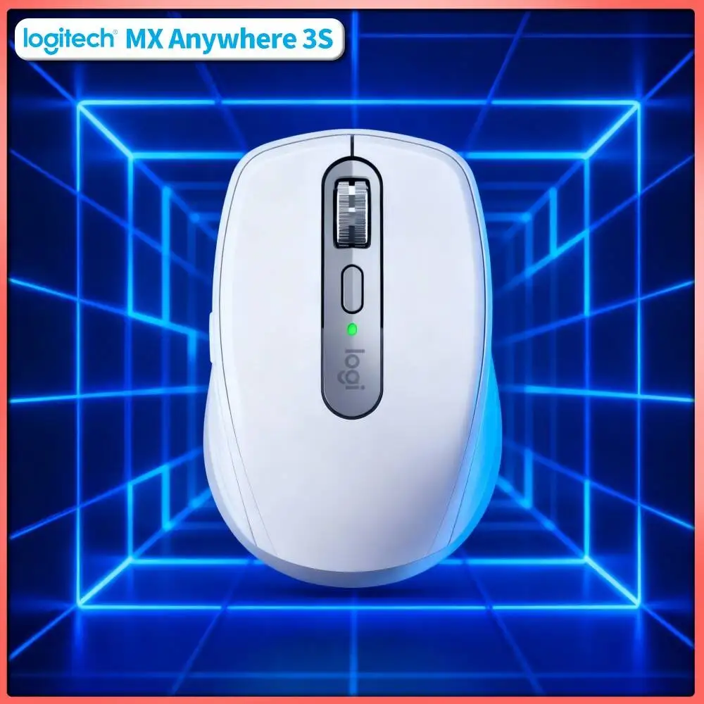 Premium MX Anywhere 3S Mouse - 8000 DPI, MagSpeed Scroll, Anti-Slip Surface, Ideal for Bakery Store Owner Desk Setup Work