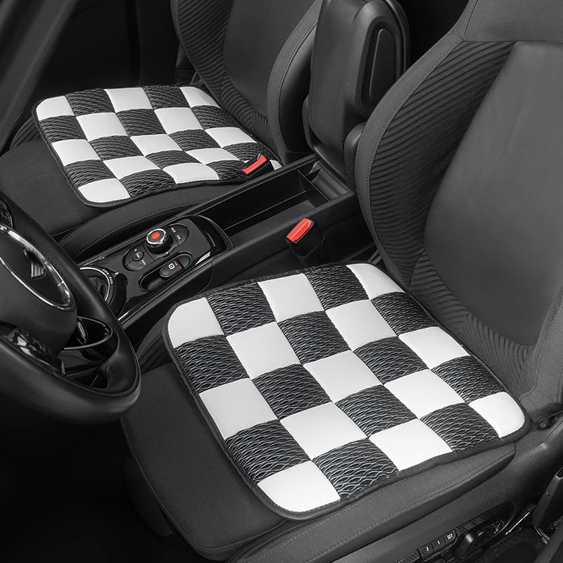 Car Breathable Ice Silk Seat Cover Four Seasons Front Seat Protector for MINI Cooper R50 R53 R55 R56 R60 R61 F56 F60 F54 F55 F57