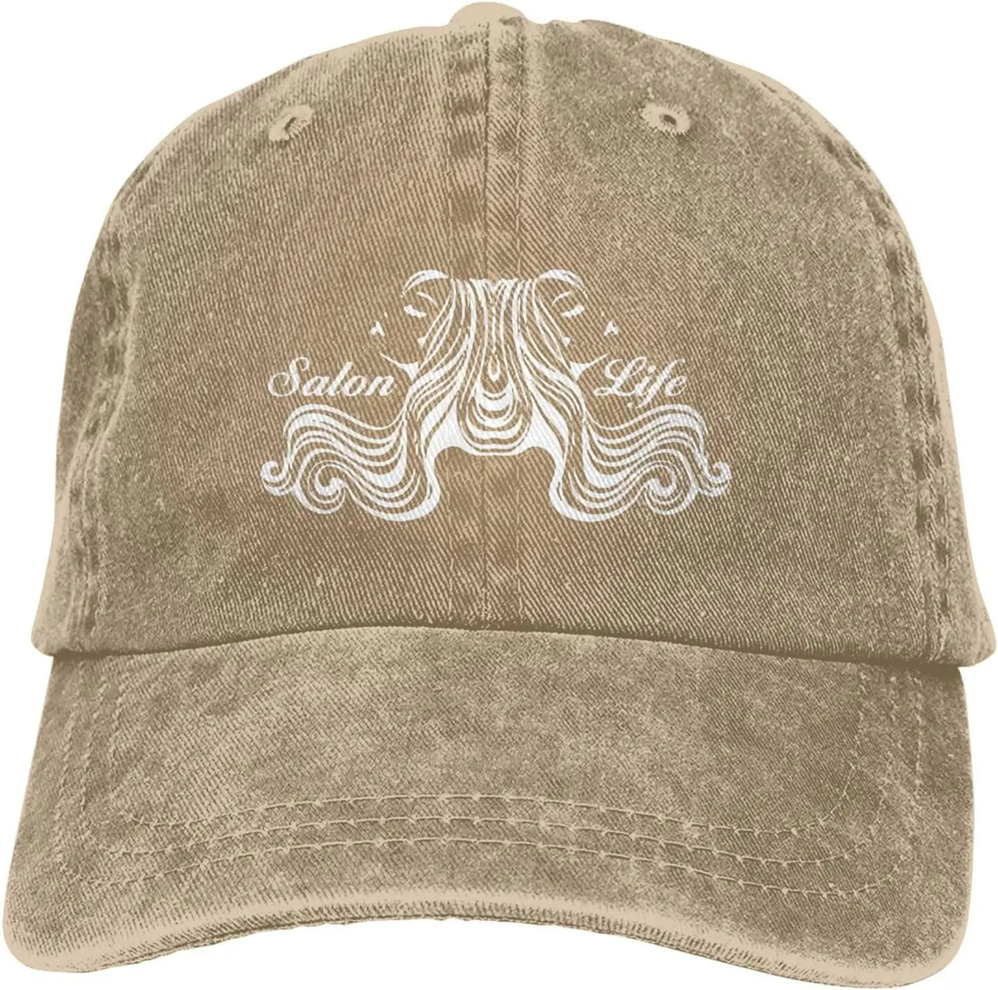 

Stylist Salon Life Hat Black Baseball Cap for Men Women Adjustable Classic Washed Cooton Trucker Hats