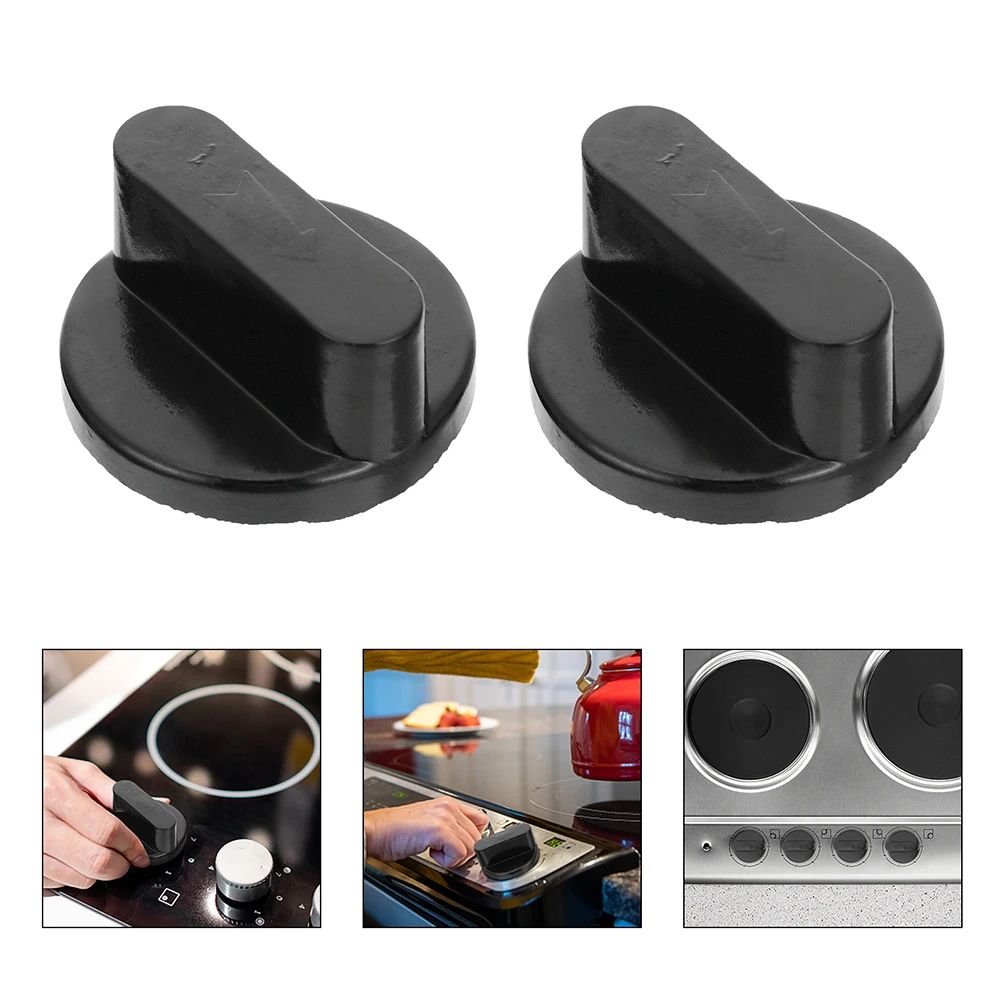 

12 Pcs Knobs Gas Cooker Knob Plastic Round Smooth Durable Gas Stove On Off Knob Easy Install On Off Switch Kitchen Accessory