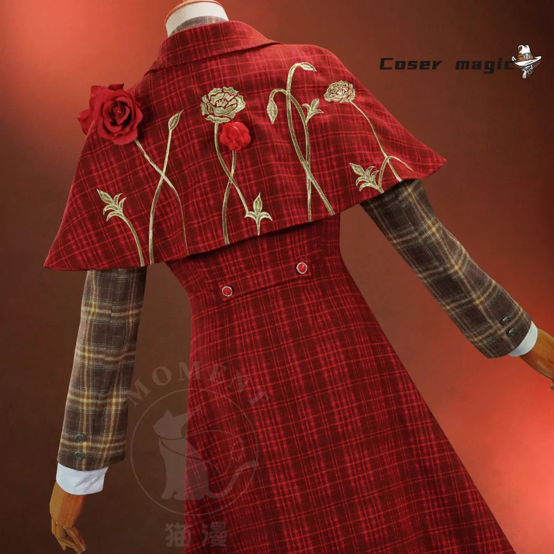 Identity V Шерлок Холмс Новец Косплей Костюм Униформа Хэллоуин Карнавал Вечеринка Рождественская игра Ролевая одежда Одежда