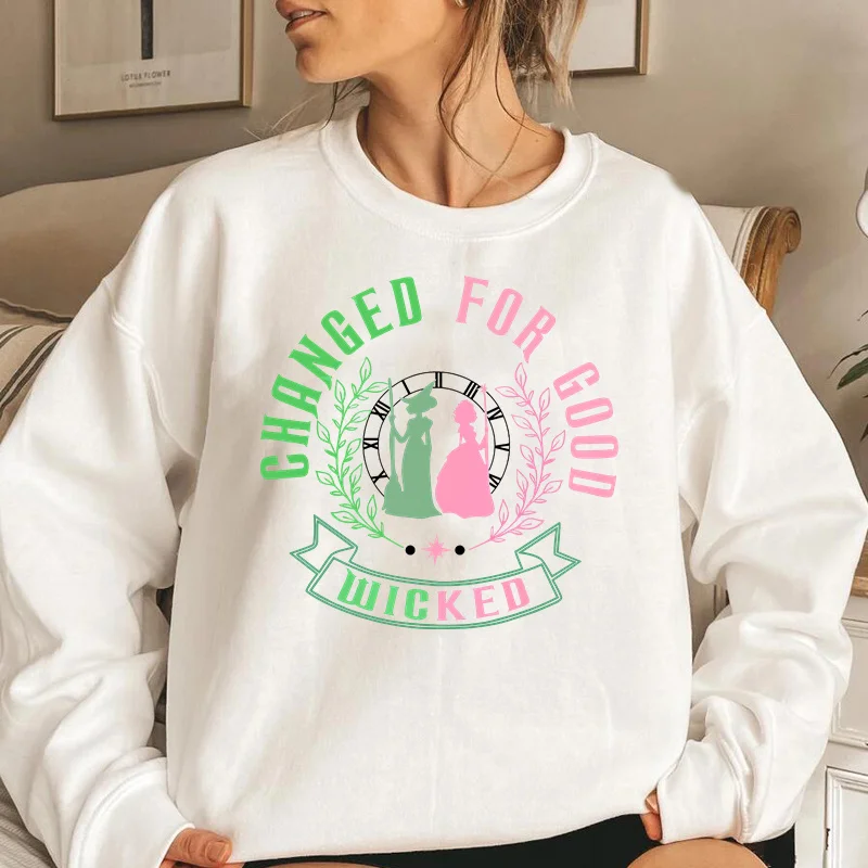 Wicked Changed for Good Sweatshirt Hoodie Defy Gravity Wicked The Musical Sweatshirts Pullover Harajuku Women's Clothes