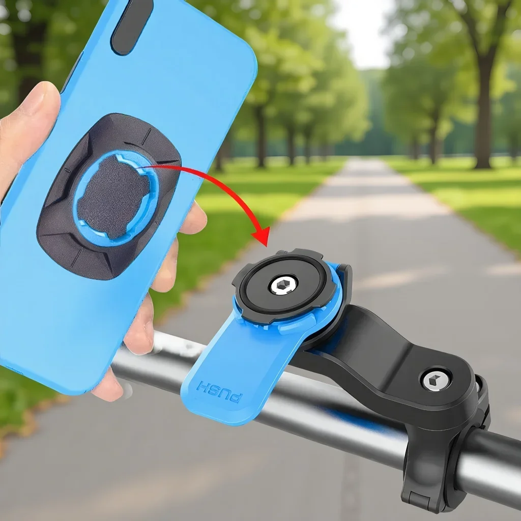 

Держатель для телефона на руль велосипеда, амортизирующий, для MTB и мотоциклов