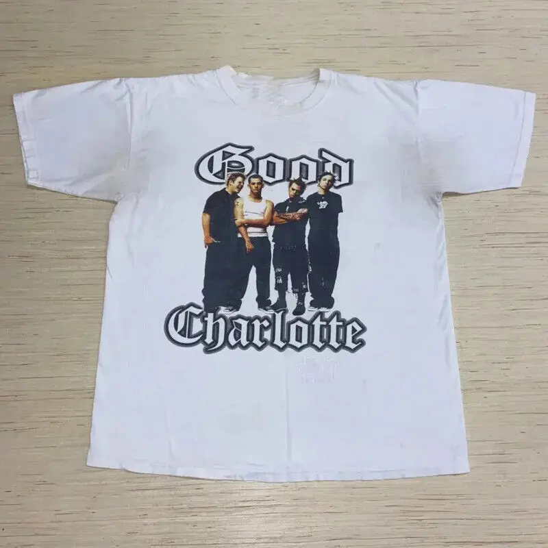 VTG Good Charlotte band heavy cotton white full size unisex shirt