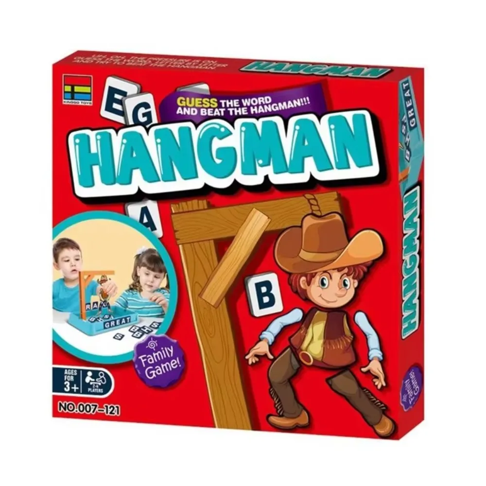 

Multiplayer Magnetic Hangman Board Games Interactive Develop Intelligence Hangman Mystery Word Game with Two-Player