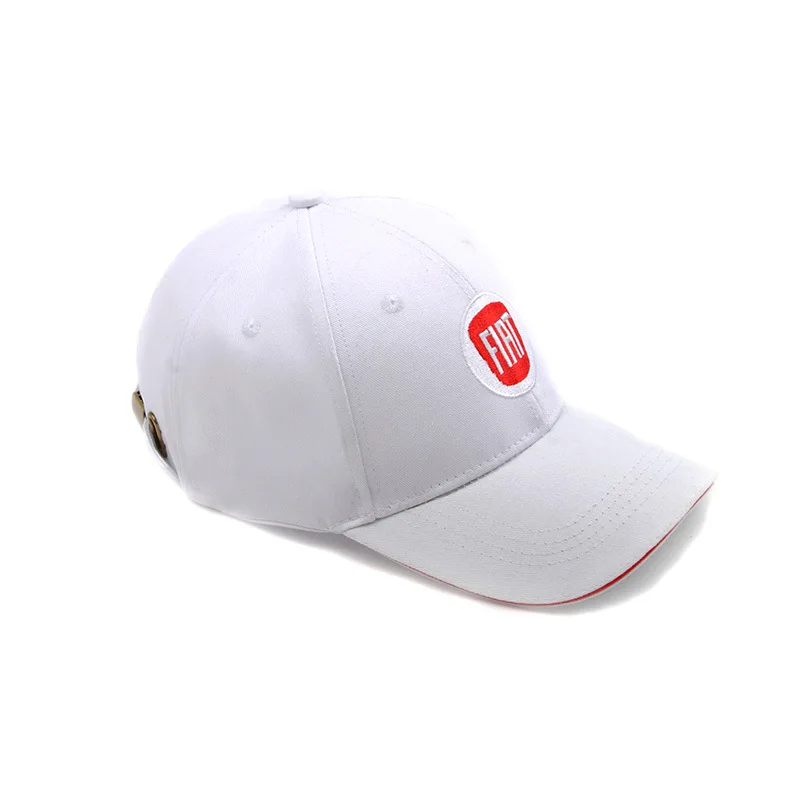 Modny haft na Fiat czapki baseballowe mężczyzn Snapback kapelusz przeciwsłoneczny Hip Hop Trucker Outdoor sport bieganie wędkarstwo regulowane