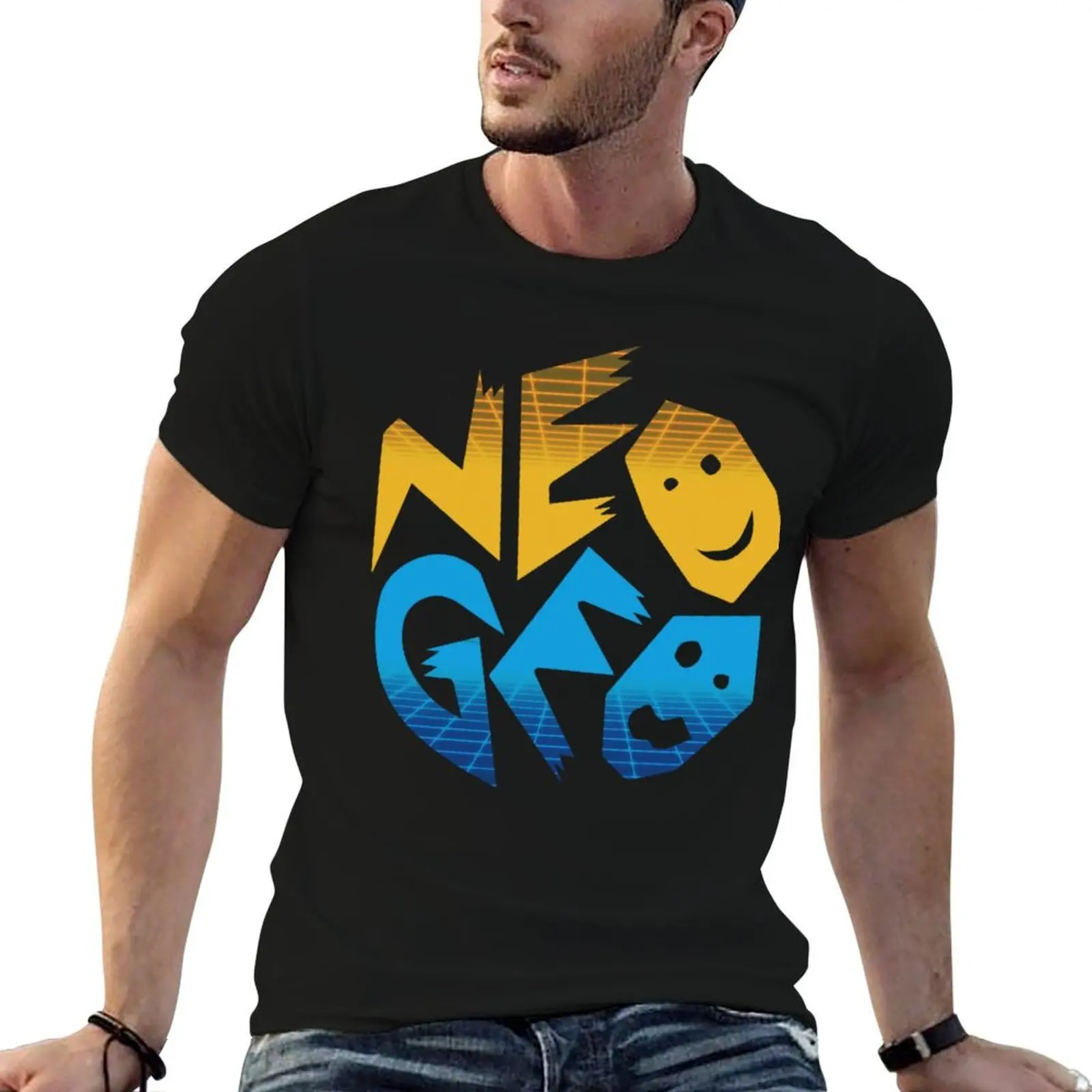 

Neo Geo retro T-Shirt mens graphic t shirts t shirt men 100% cotton luxury brand man graphic t shirt T-shirt