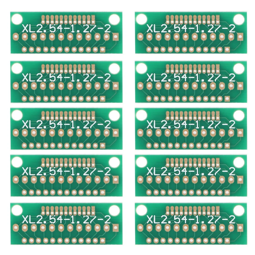 

10pcs Connector 1.27MM 2.0MM 2.54MM Adapter Board 3 Row Transfer Board for Wireless Modules Electronic Projects