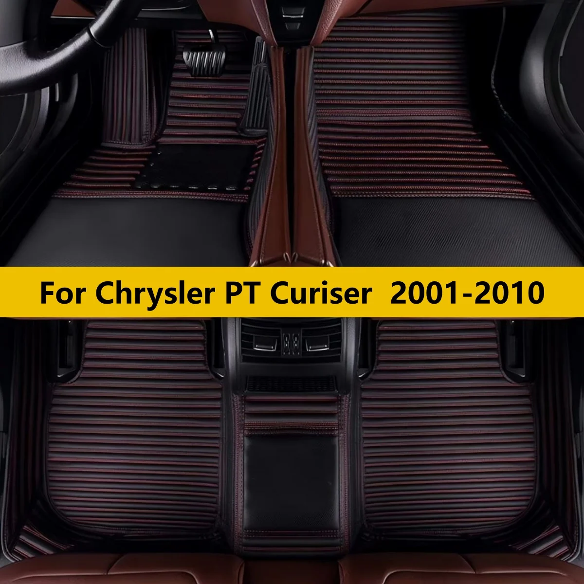 

Автомобильные коврики для Chrysler PT Cruiser 2001-2010 годов выпуска, полный комплект, ковровые покрытия.