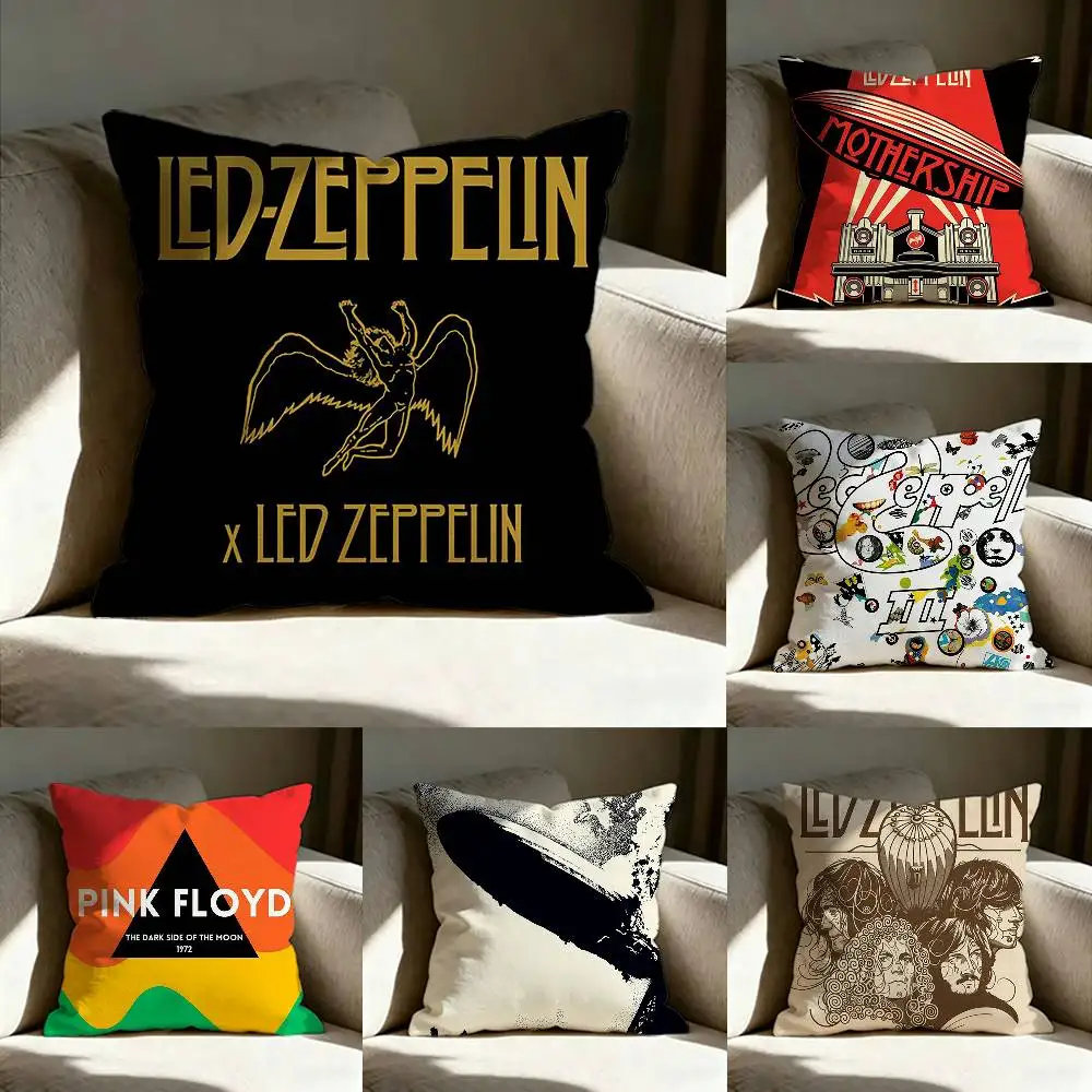 

L-Led Z-ZeppelinES Pillow Cover Sofa Cushion Cover Home Room Decoration Children Gift