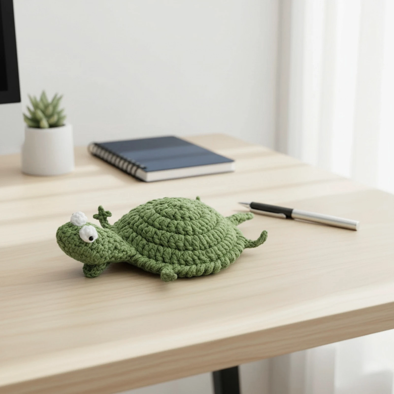 Crochet Lizard Cup Coaster Fun Little Lizard Animal Cup Mats Cute 3D DIY Handmade Funny Amigurumi Drink Mug Rug Desktop Decor view 4
