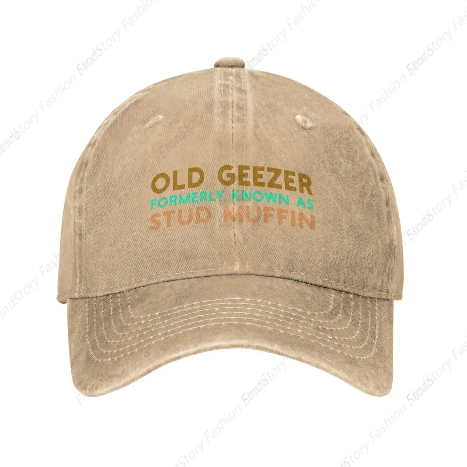 Old Geezer Formerly Known Baseball Cap Trucker Denim Hats Cotton Golf Dad Hat for Men and Women All Seasons