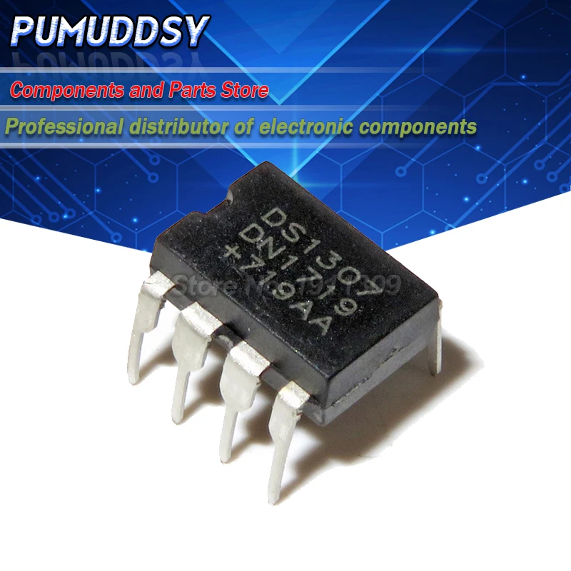 10PCS DS1307 DS1302 1302 1307 DIP-8 Real Time Clock 64x8 Serial I2C RTC