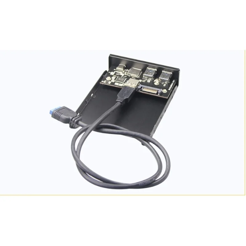 Super Sale For Micro-SD/USB 3.0 SD/TF Flash 3.5 Internal Card Reader,Type C Front Panel 2 USB 3.0 Port Floppy Hub USB 3.1 Gen