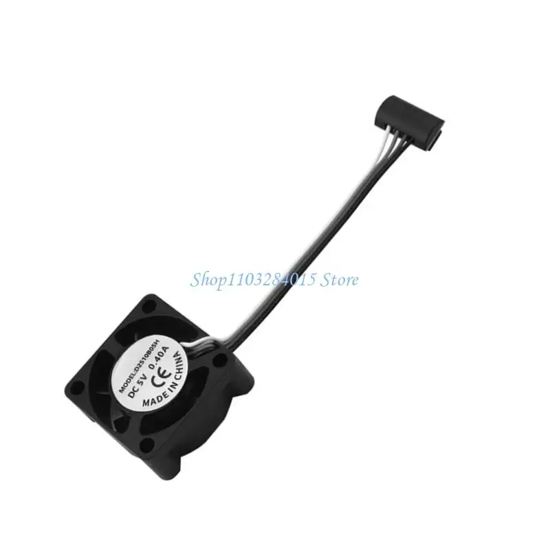 

Охлаждающий вентилятор R6FF с двойным шарикоподшипником 2510, включая контроль температуры ШИМ, 25x25 мм