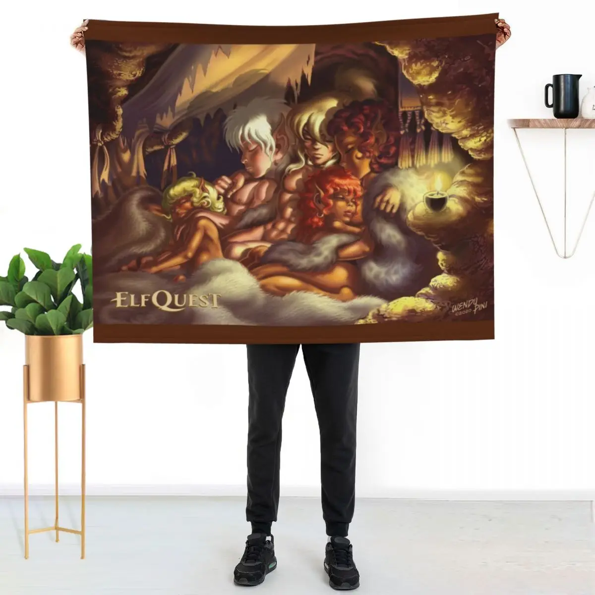 

ElfQuest True Peace Throw Blanket Lightweight Warm Blanket for Indoor Outdoor Use