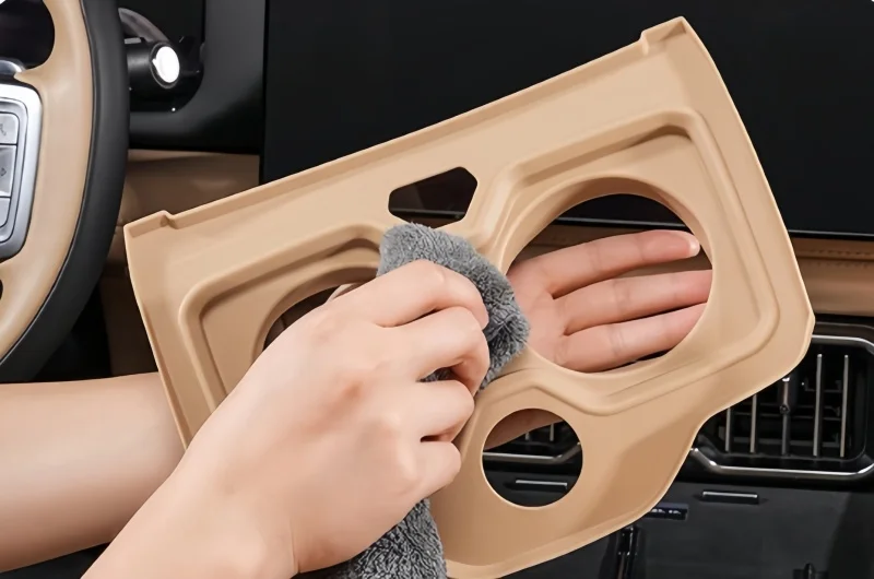 Car Central Control Water Cup Silicone Pad Fit for BYD Leopard 8 Auto Central Control Water Cup Holder Anti-slip Protection Pad