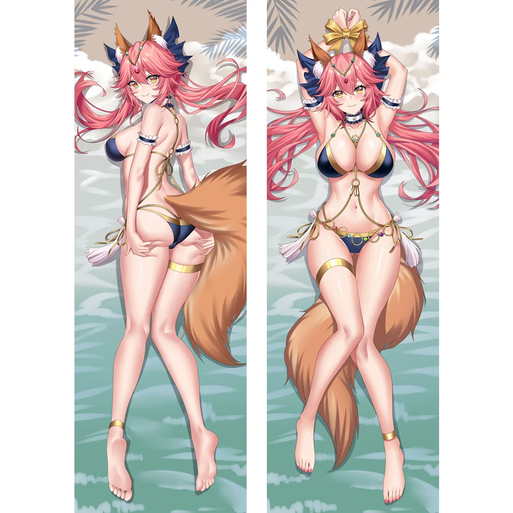 

Fate EXTRA Anime Body Pillow CaseHugging Body Pillow Case Tamamo No Mae Long Life-size Cosplay Cushion Cover