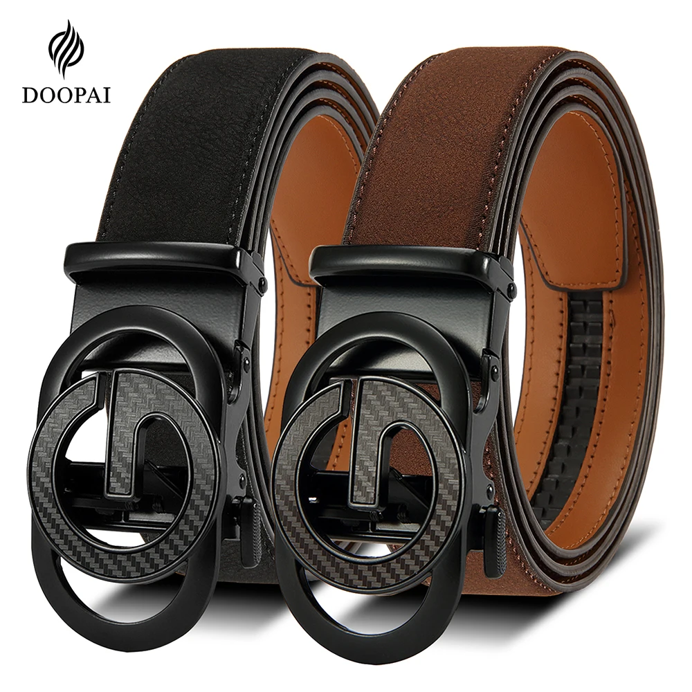

Men Belts High Quality Leather LONG Large Pin Buckle Metal Automatic Buckle High Quality Casual for Jeans Women Strap
