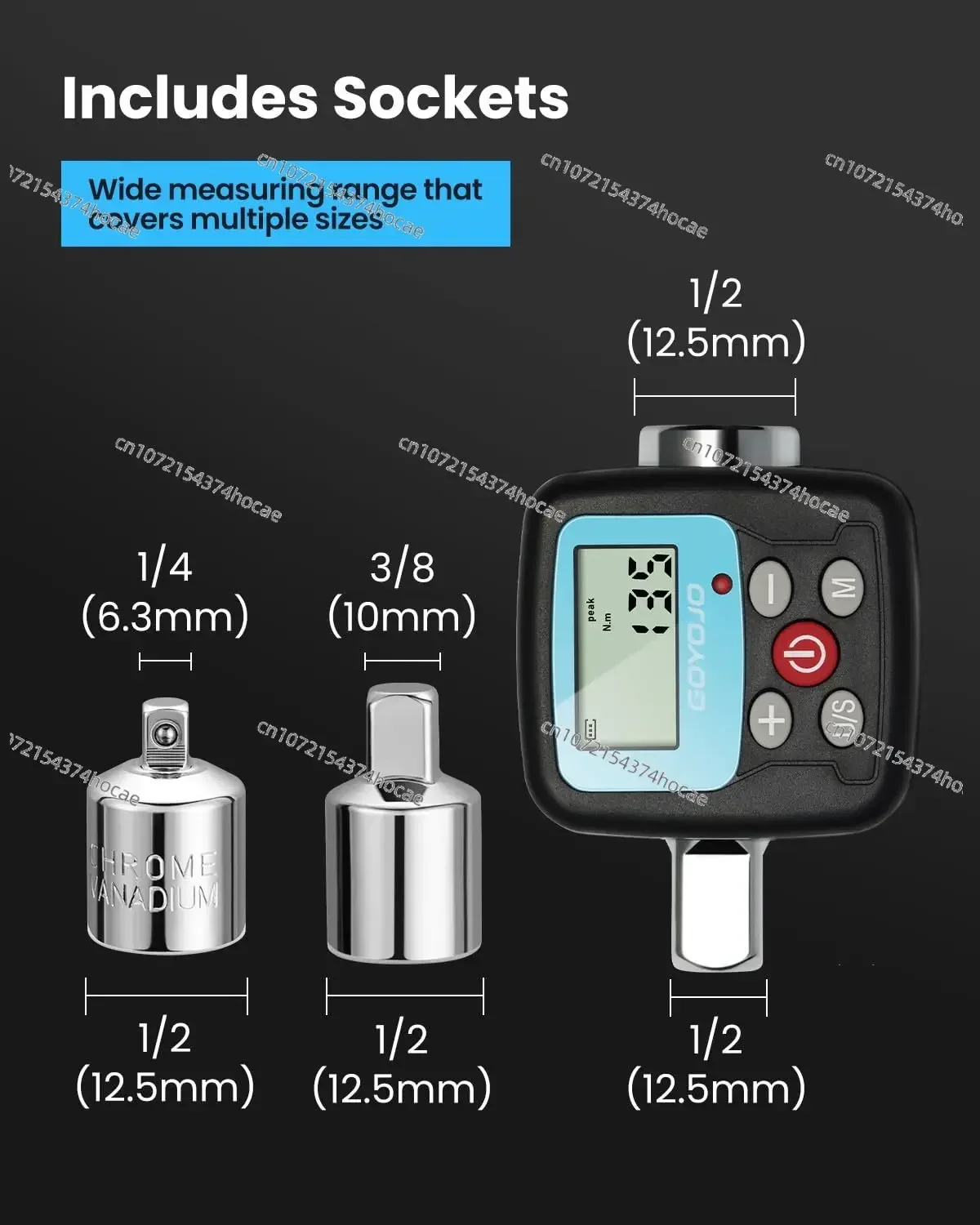 Digital torque wrench 1/2\