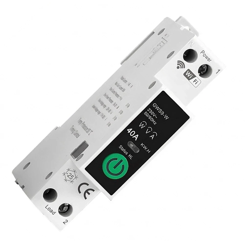 for Energy Monitoring for Smart Circuit Breaker with For Tuya WiFi Connectivity and Automatic On/Off Scheduling Capability