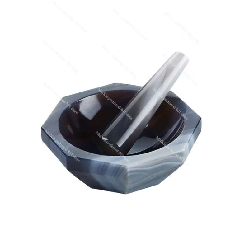 30mm 50mm 70mm 100mm all sizes High Quality Natural Agate Mortar and Pestle for Lab Grinding 110mm 120mm 150mm 160mm 200mm