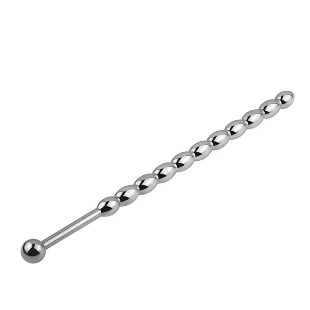 Male Stainless Steel Urethral Plug Urethral Dil Sounding Penis Plug Urethra Stimulate Dilator Masturbation Rod Sex Toys For Men