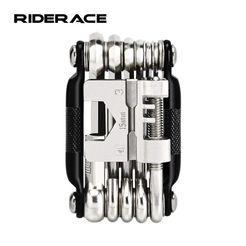 RIDERACE Fiets Multitool Kettingsplitter Cutter Multifunctioneel Voor MTB Weg Mountainbike Moersleutel Schroevendraaier Reparatie Multitool