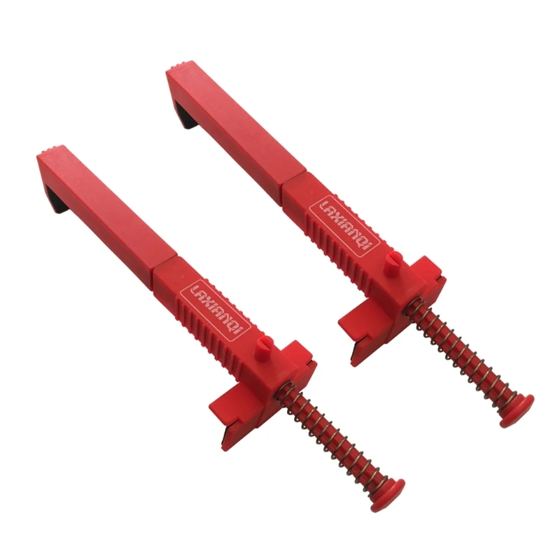 2PCS Brick Liner Clamps Runner Wire Brick Line Clips Wire Drawer Bricklaying Tool Leveling Measuring Tool Engineering B03E