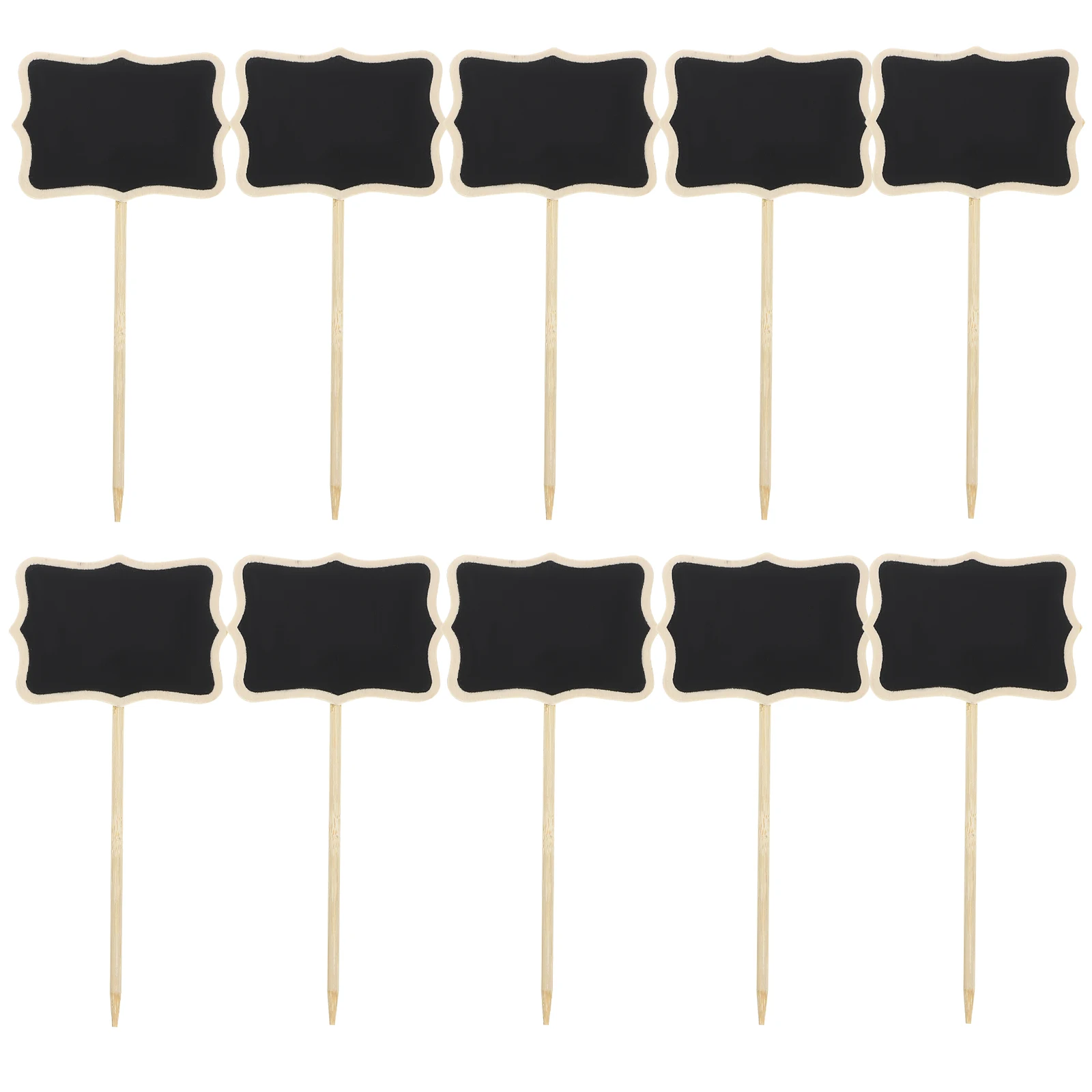 Mini Chalk Board para Crianças, Etiquetas de despensa, Preço, Mini Quadro De Madeira, Mercado, 10 Pcs