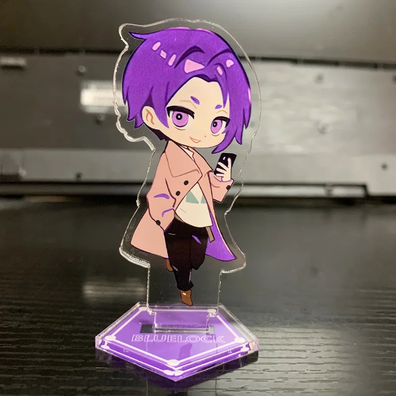 Hot Anime BLUE LOCK Figures Bachira Meguru Seishiro Nagi Reo Mikage Cosplay Fashion Acrylic Stand Model Fans Christmas Gifts