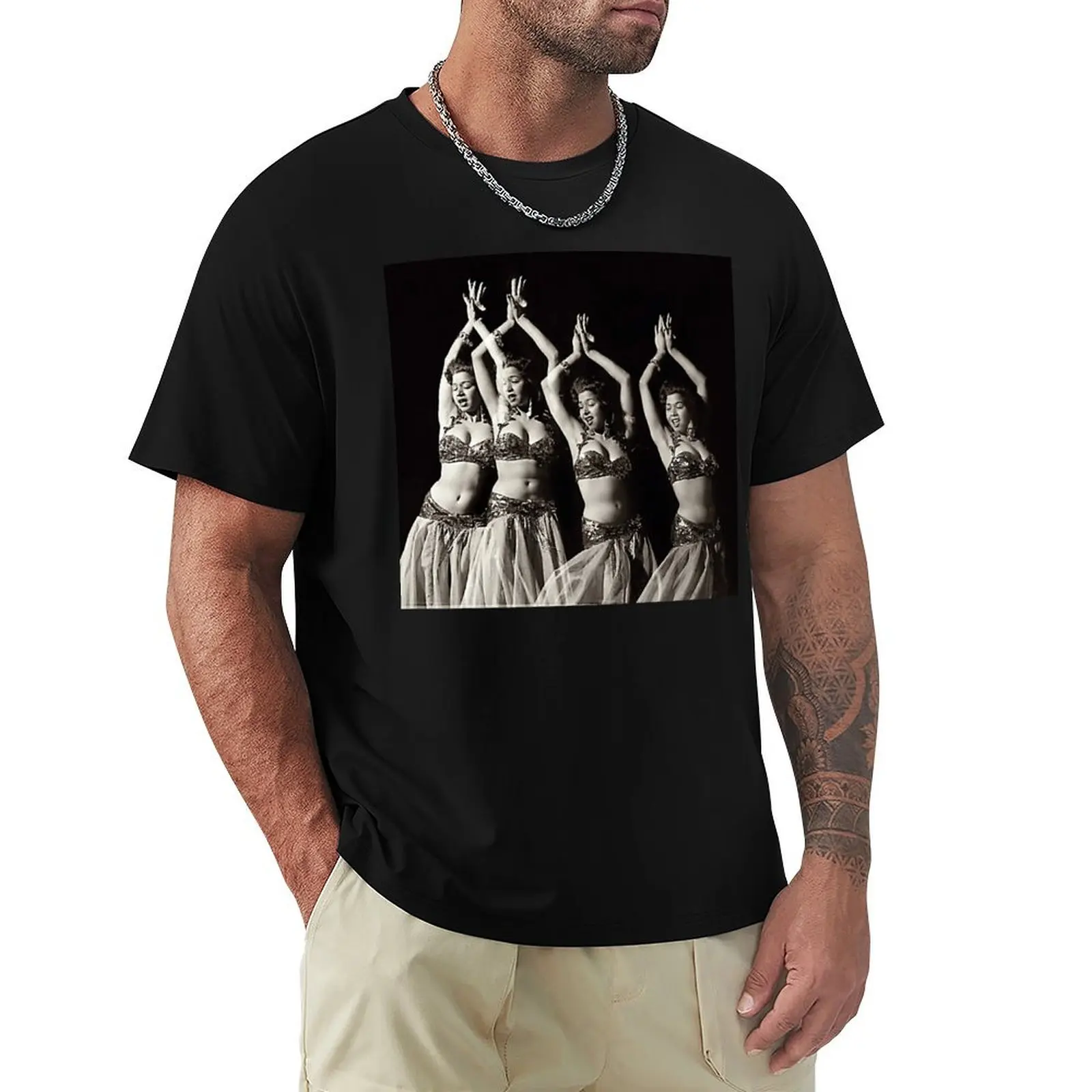

Samia Gamal The Belly Dancer T-Shirt Luxury man boys animal print funny gifts oversized t shirts for men