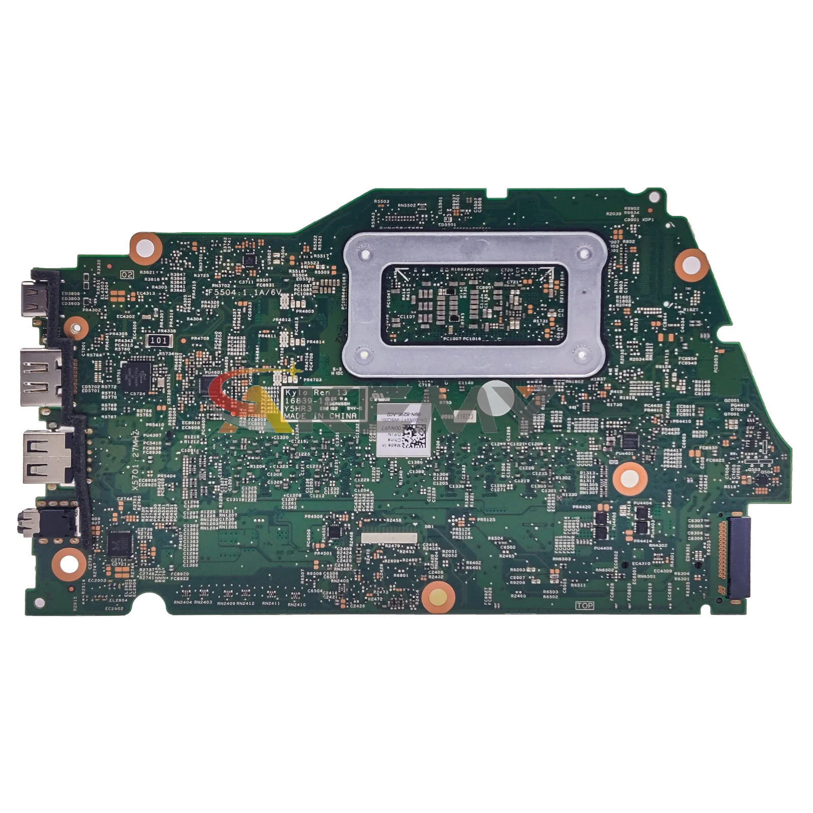 AE 16839-1 para Dell Inspiron 7370 7373 Y5HR3 CN-085H0R 00NVF7 0VTHG7 Placa-mãe portátil com i5-8250U i7-8550U CPU 8G/16G-RAM